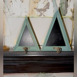 Chalkboard Stocking Holder Trees